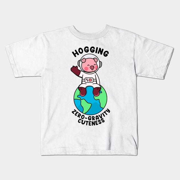 Hogging zero-gravity cuteness Kids T-Shirt by Peazyy